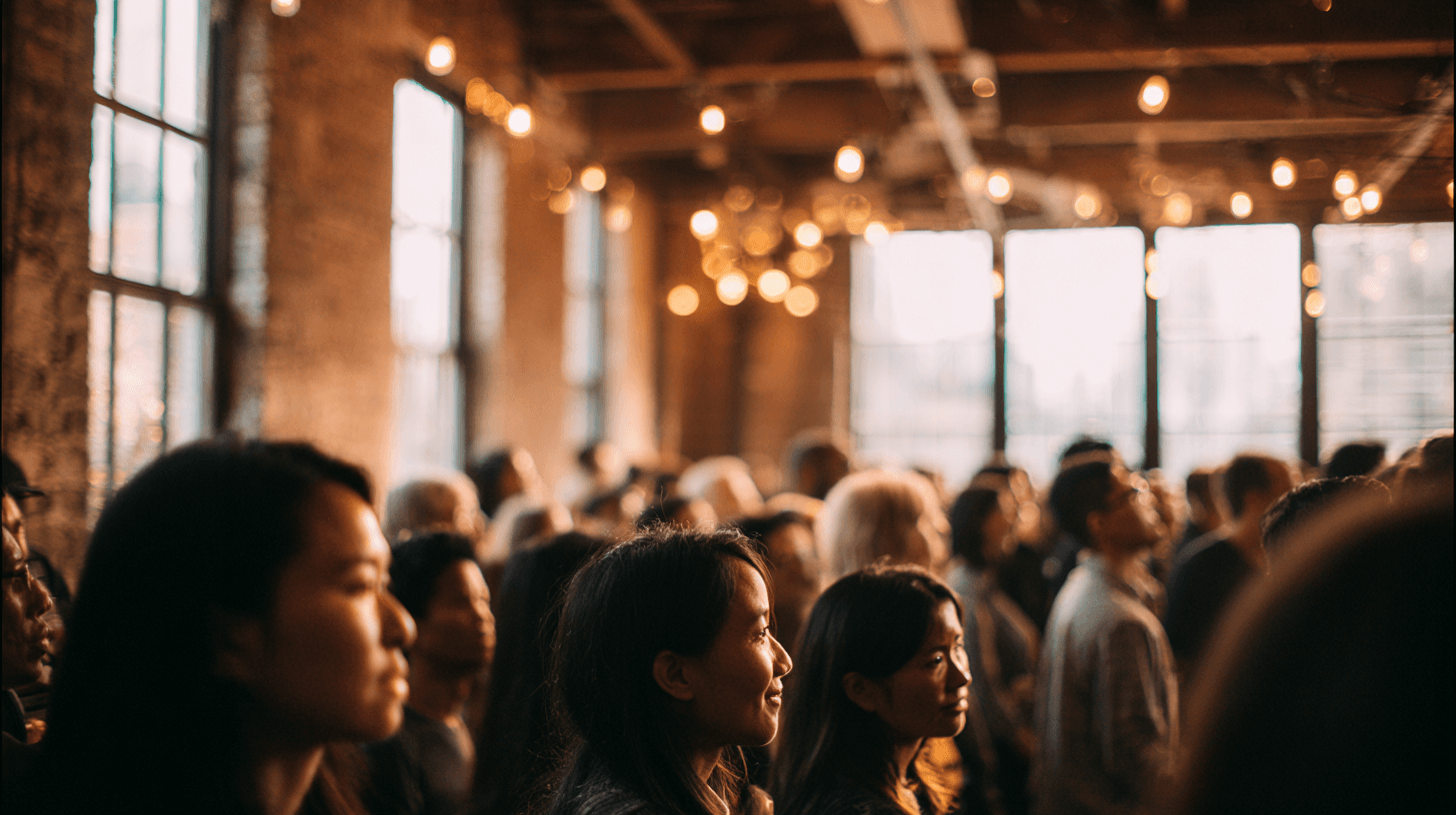 A warm gathering space